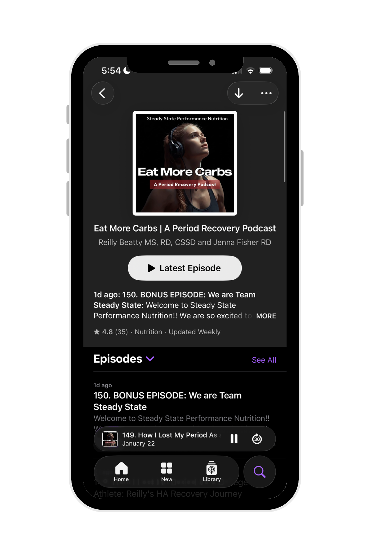 Eat More Carbs Period Recovery Podcast