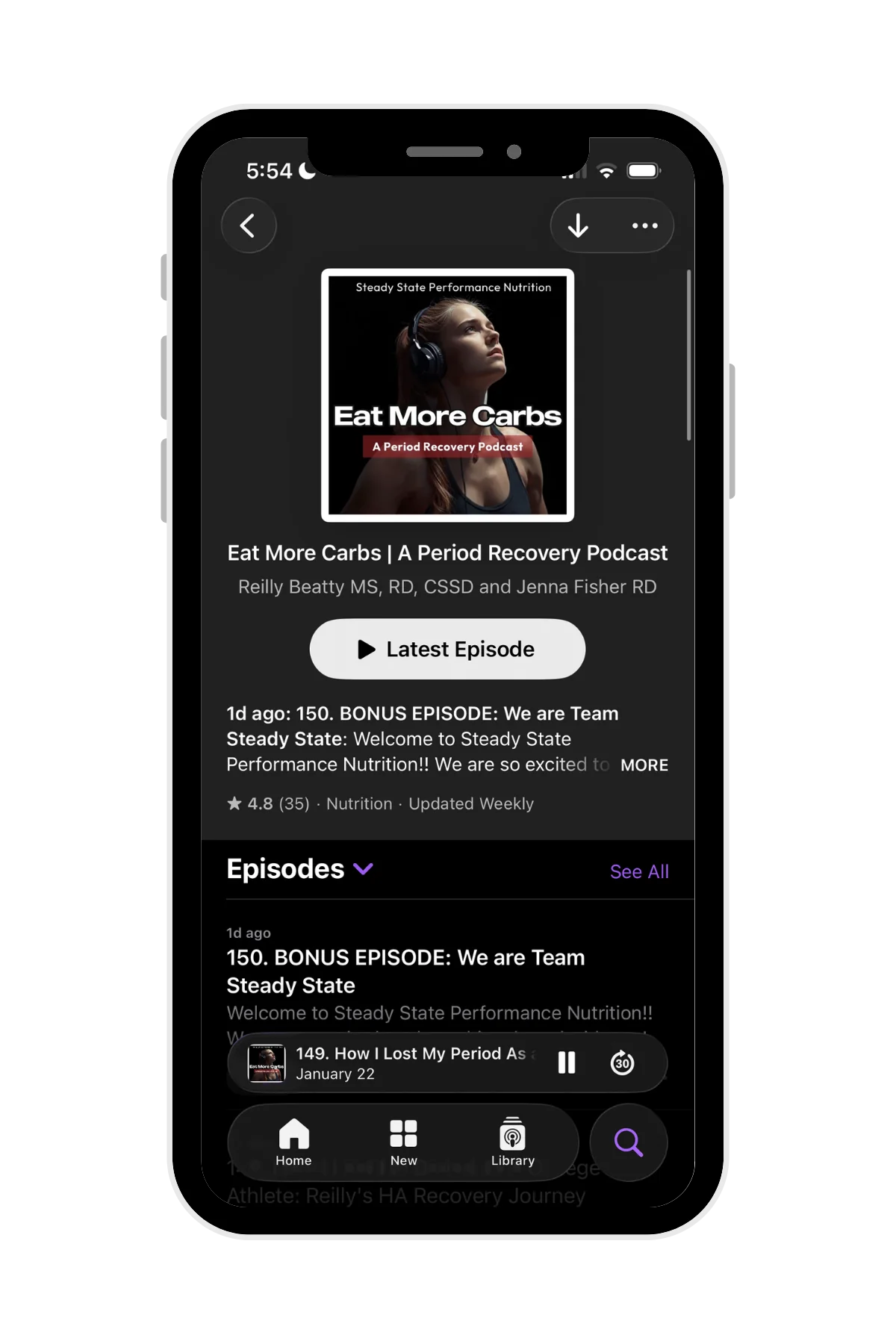 Eat More Carbs Period Recovery Podcast